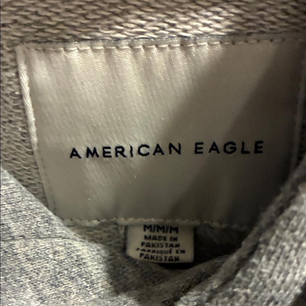 American Eagle Outfitters Two-Tone Gray Hoodie - Picture 2 of 6